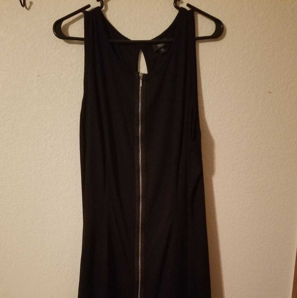 Midi dress fully zippered in front 3x